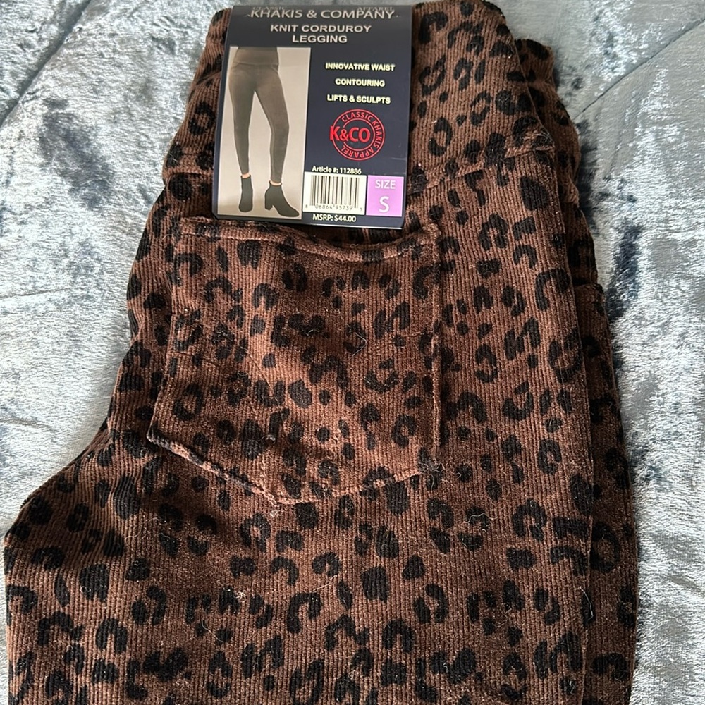 Khakis and Company Knit Corduroy Legging